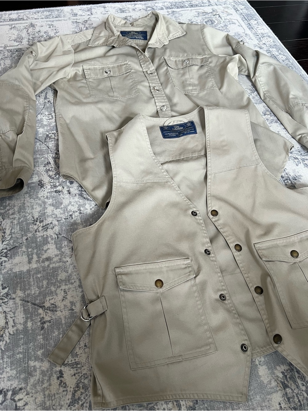 Vintage Tilley Endurables Safari Set — Shirt & Vest